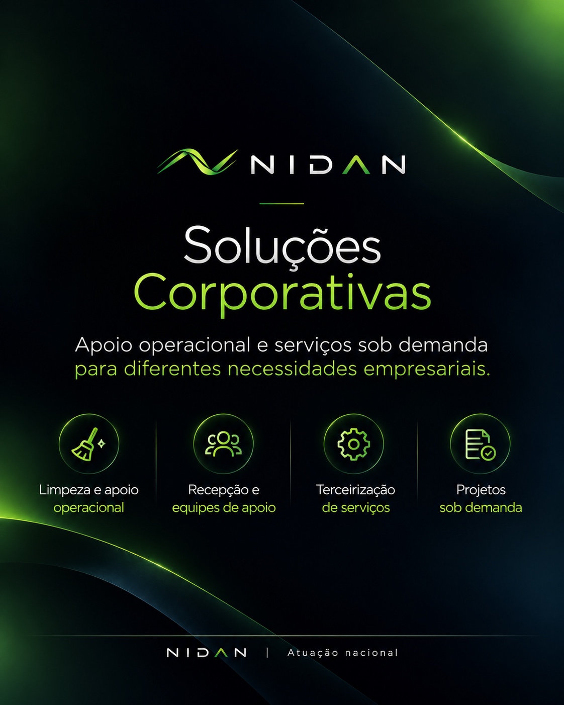 Arte institucional Soluções Corporativas