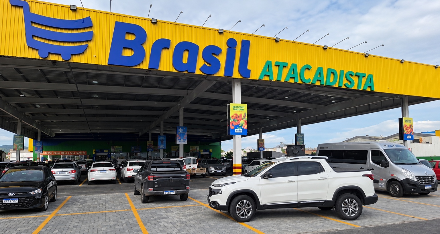 Carro de Som — divulgação em atacadista