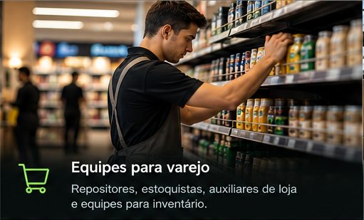 Imagem ilustrativa de equipes para varejo